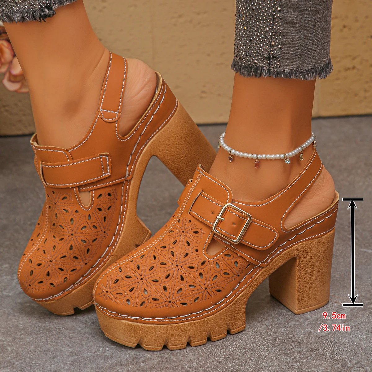 Large Size Women's Thick Heel  - مراجعة Women Fashion Nova وسعره