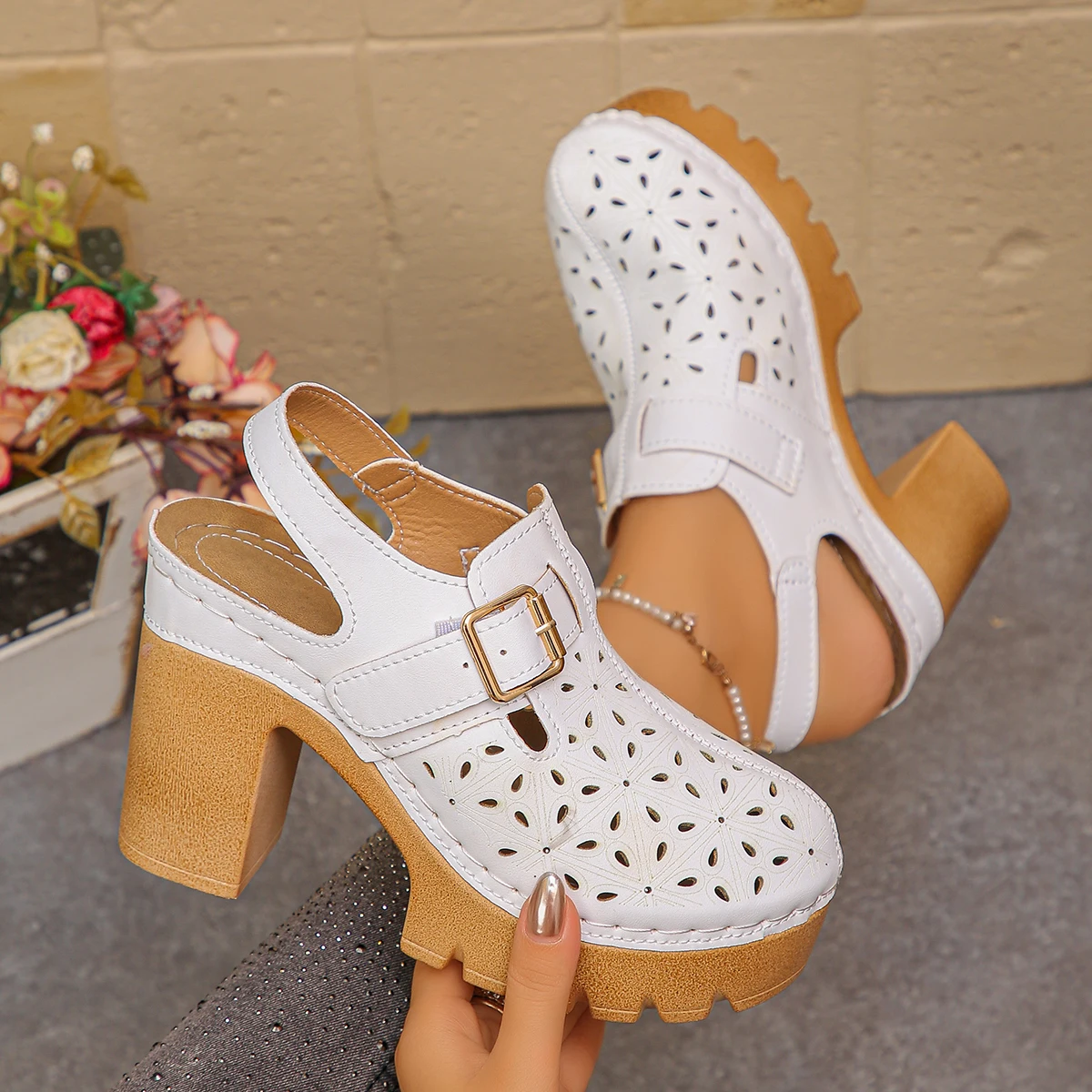Large Size Women's Thick Heel  - مراجعة Women Fashion Nova وسعره