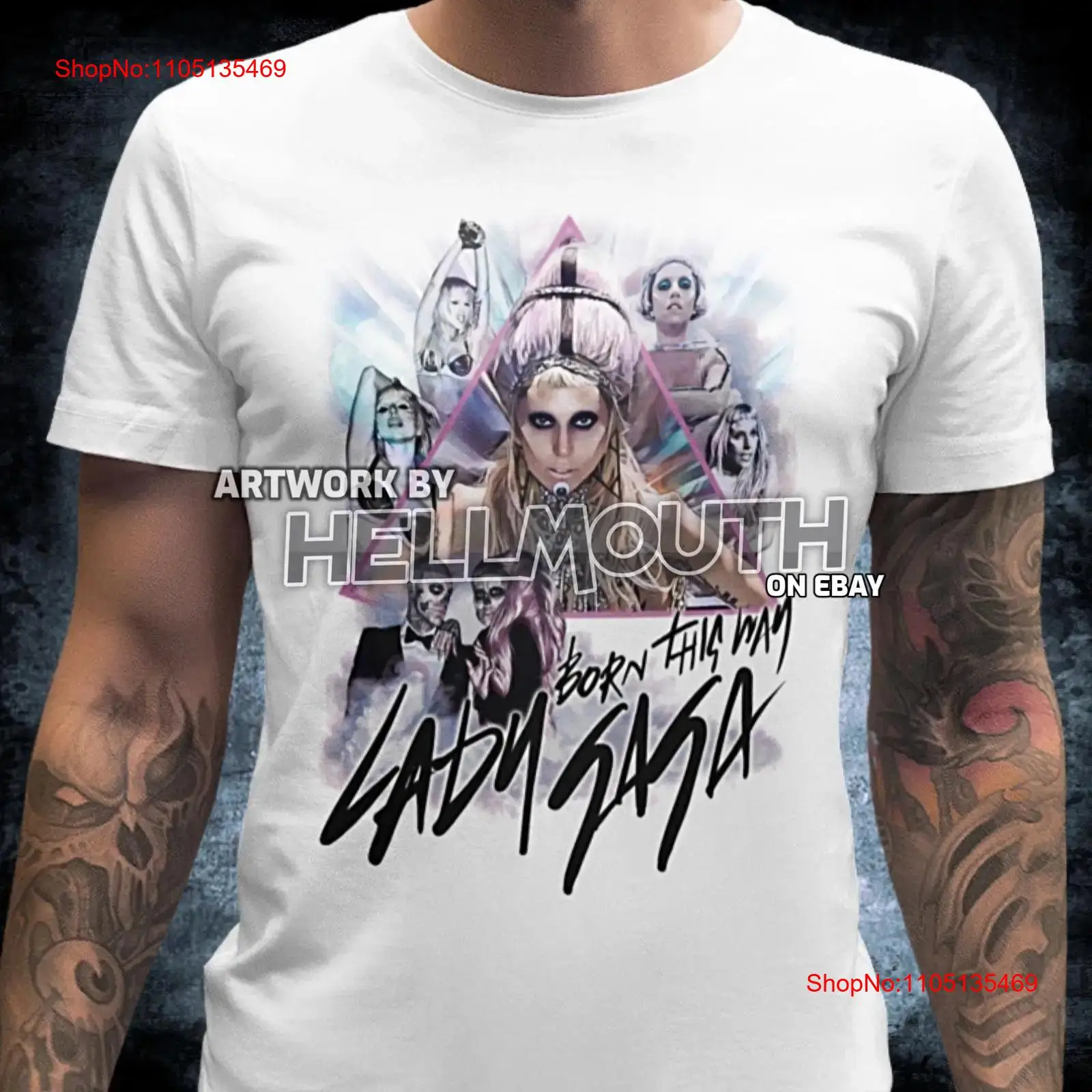 Lady Gaga Born This Way t shir - مراجعة Xxl Women Fashion وسعره