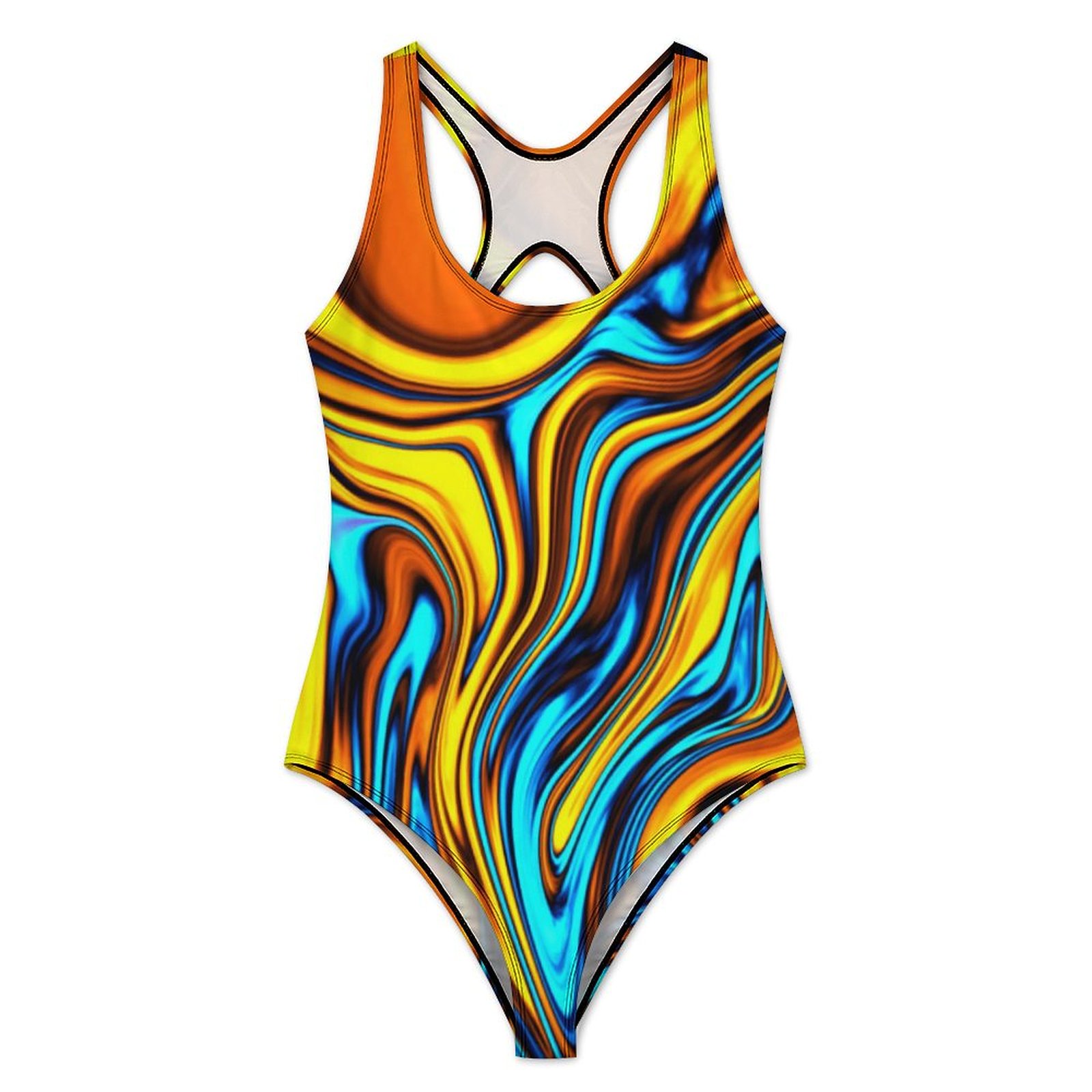 Golden Retro 60s Swimsuit Abst - مراجعة Women'S Fashion In The 60S وسعره