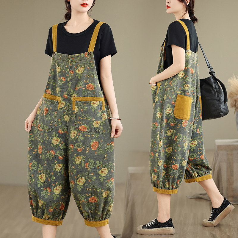 Fashion Print Floral Y2K Denim - مراجعة Mom Jeans Women وسعره