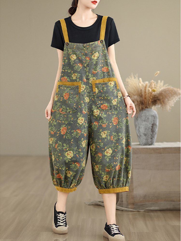 Fashion Print Floral Y2K Denim - مراجعة Mom Jeans Women وسعره