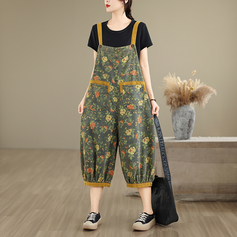 Fashion Print Floral Y2K Denim - مراجعة Mom Jeans Women وسعره