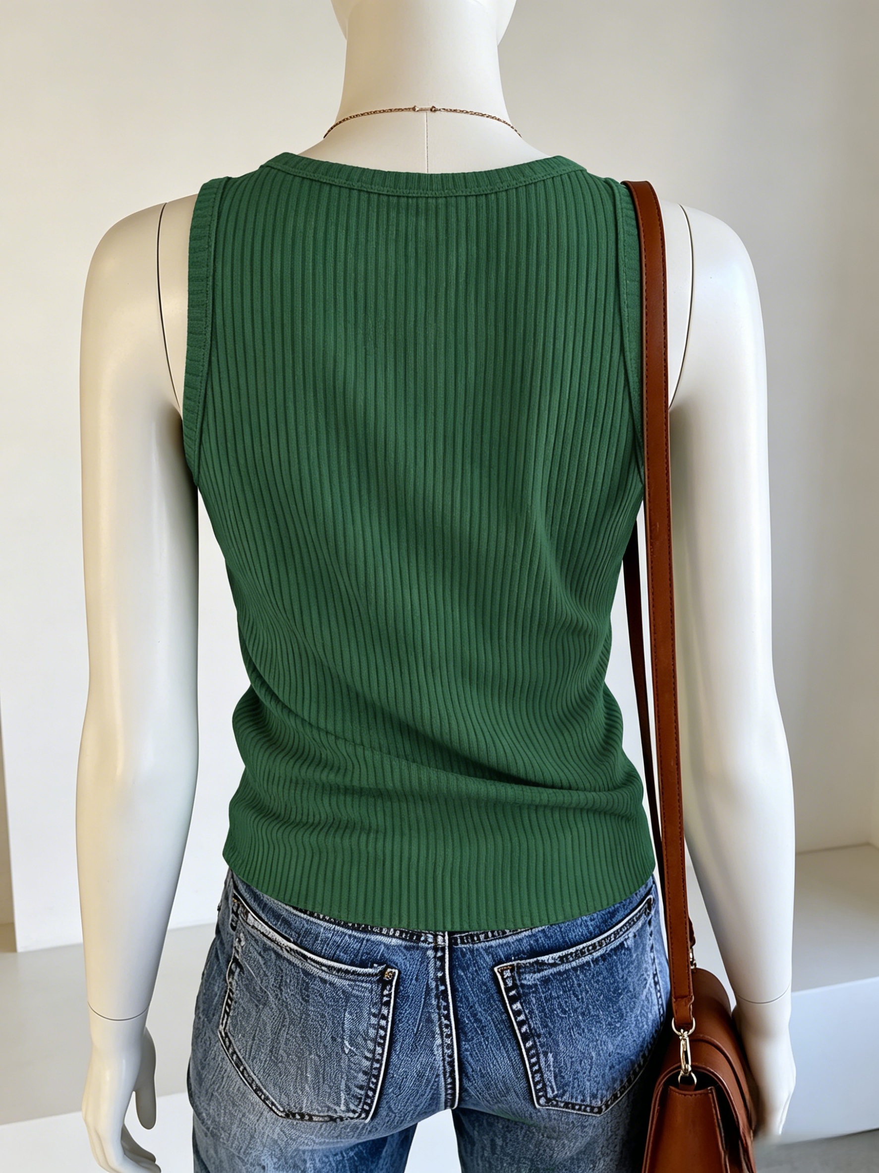 Plus Size Women Green Ribbed K - مراجعة Lace Trim Cami وسعره