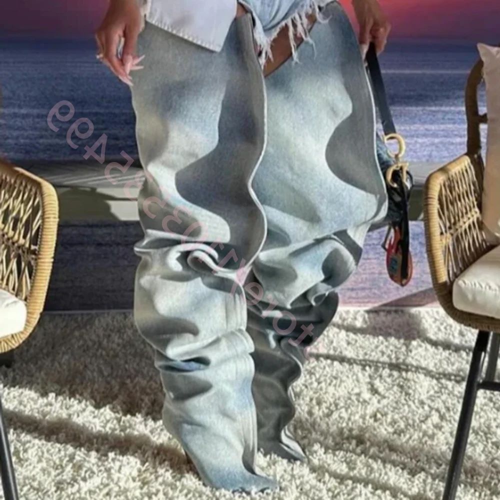 Pointed Pleated Over-The-Knee  - مراجعة Women'S Fashion Trousers وسعره