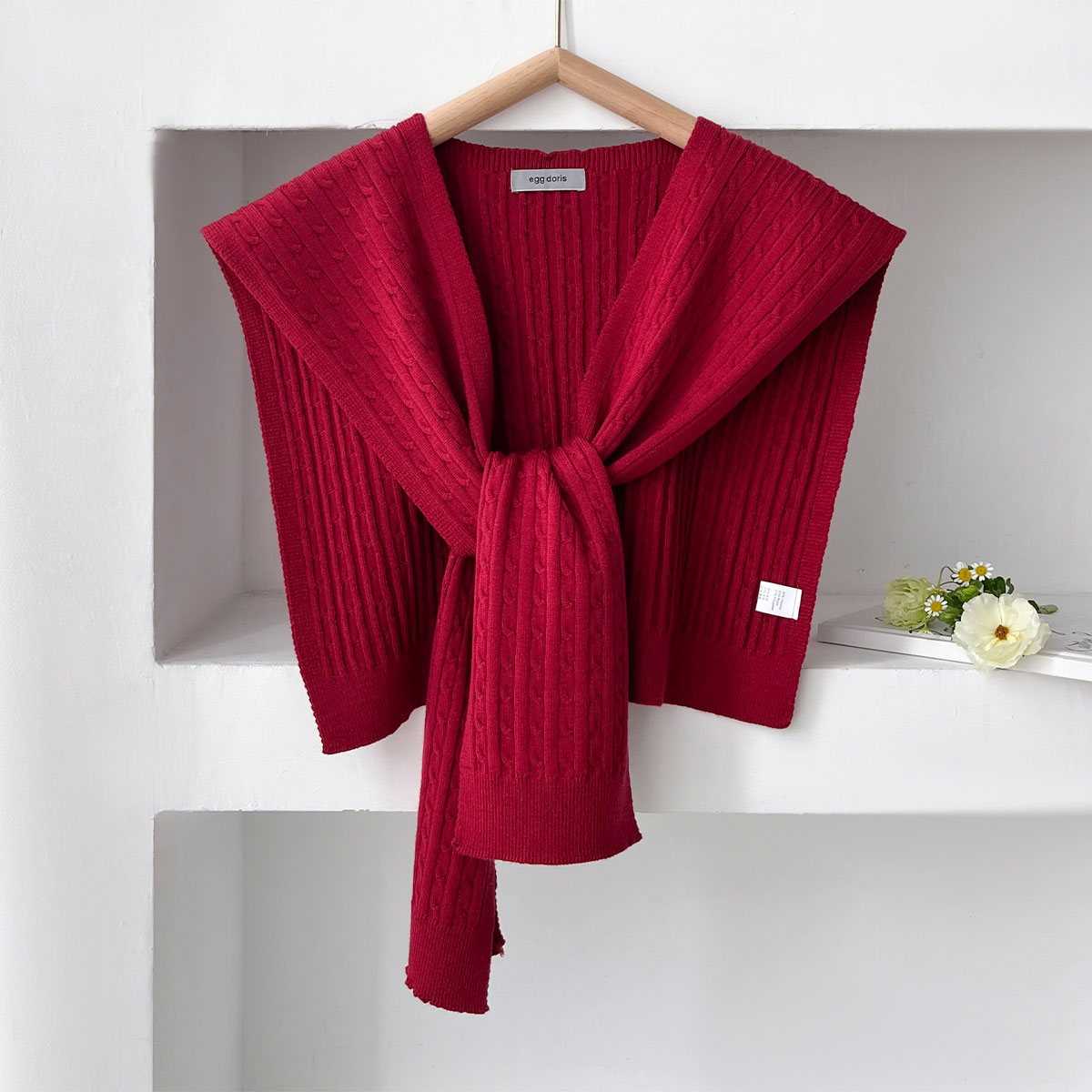NEW Korean Autumn Knit Shawl F - مراجعة Women'S Fashion Essentials وسعره