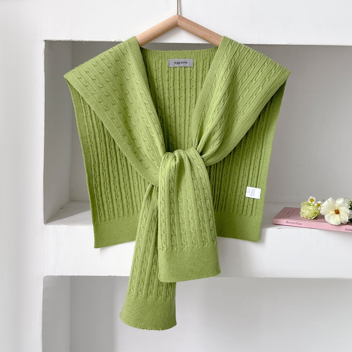 NEW Korean Autumn Knit Shawl F - مراجعة Women'S Fashion Essentials وسعره