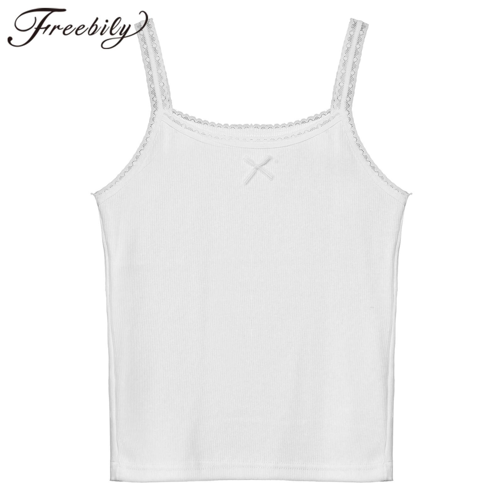 Teens Kids Yoga Top Girls Cami - مراجعة Lace Trim Cami وسعره