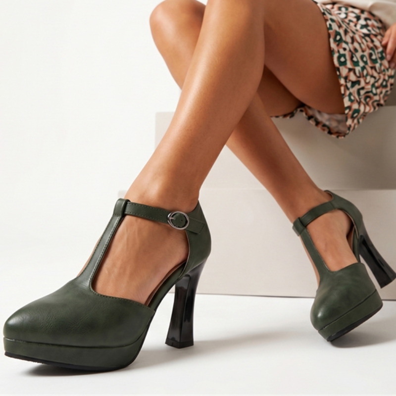 Women's High Heels Pumps Mary  - مراجعة Xxl Women Fashion وسعره